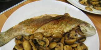 Pastrmka sa šampinjonima pastrmka sa šampinjonima recept
