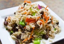 Posna pikantna pirinač salata pikantna pirinac salata recept