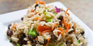 Posna pikantna pirinač salata pikantna pirinac salata recept