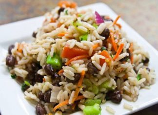 Posna pikantna pirinač salata pikantna pirinac salata recept
