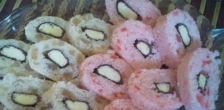 Posni rolat od kokosa i krem bananica posni rolat od kokosa i krem bananica recept