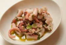 Posna salata od hobotnice salata od hobotnice recept