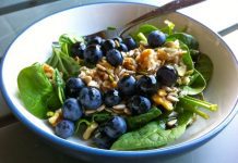 Posna salata od spanaća i borovnica posna salata od spanaca i borovnica recept