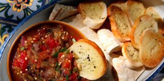 Posno predjelo od pečenog patlidžana posno predjelo od pecenog patlidzana recept
