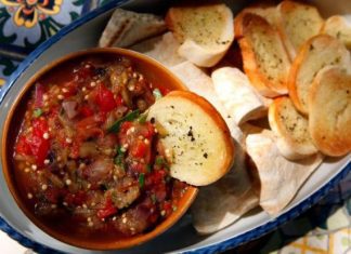 Posno predjelo od pečenog patlidžana posno predjelo od pecenog patlidzana recept