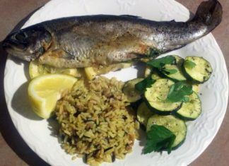 Pastrmka sa pirinčem pastmka sa pirinčem recept