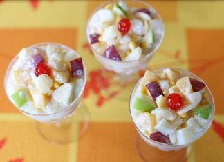 Voćna salata sa kesten pireom vocna salata sa kesten pireom recept