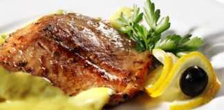 Riba sa pečurkama i limunom Riba sa pečurkama i limunom recept