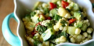 Posna salata sa krastavcem i kukuruzom salata sa krastavcem i kukuruzom