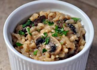Posni šitake rižoto sitake rizoto posna jela recept