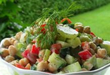 Posna salata od leblebija posna salata od leblebija