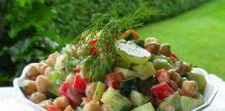Posna salata od leblebija posna salata od leblebija