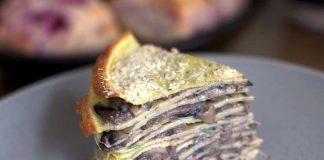 Posna slana torta od šampinjona torta od sampinjona