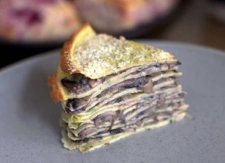 Posna slana torta od šampinjona torta od sampinjona