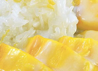 Mango sa kokosovim mlekom i pirinčem mango sa kokosovim mlekom i pirincem