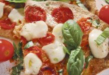 Posna pica sa sirom od indijskih oraha pizza sa sirom od indijskih oraha
