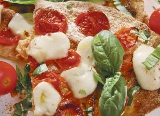 Posna pica sa sirom od indijskih oraha pizza sa sirom od indijskih oraha