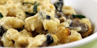 Posni makaroni sa šampinjonima makaroni sa sampinjonima
