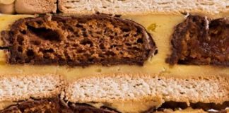Posna medeno srce torta medeno srce torta