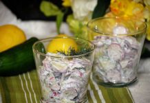 Posna salata od rotkvica i rena salata od rotkvica i rena