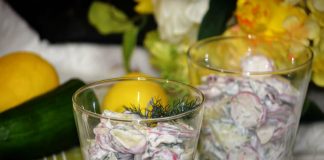 Posna salata od rotkvica i rena salata od rotkvica i rena