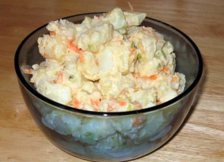 Posna senf salata senf salata