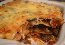 Posna musaka od šampinjona na vodi posna musaka od sampinjona recept