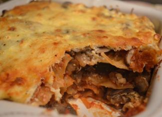 Posna musaka od šampinjona na vodi posna musaka od sampinjona recept