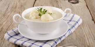 Najbolja posna jela na vodi Posna čorba od karfiola sa grizom na vodi recept