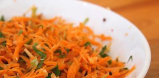 Posna salata od mrkve posna salata od mrkve