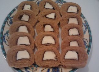 Posni rolat sa krem bananicama posni rolat sa krem bananicama recept