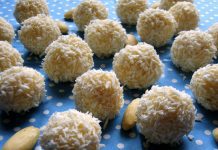 Posne kokos praline Kokos praline recept