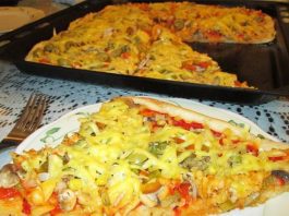 posna pizza recept