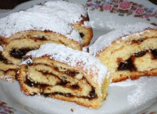 Posna štrudla sa džemom posna strudla sa dzemom