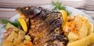 Tolstolobik sa svežim začinskim biljem tolstolobik sa svezim zacinskim biljem