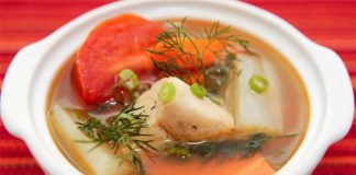 Daikon supa daikon supa recept