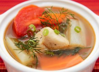 Daikon supa daikon supa recept