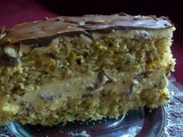 posna torta sa pomorandzom i cokoladom