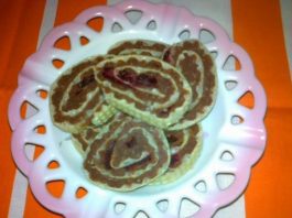 posni slatki rolat sa visnjama recept