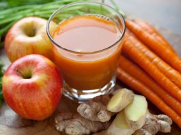 cedjeni sok od sargarepe jabuke i djumbira recept