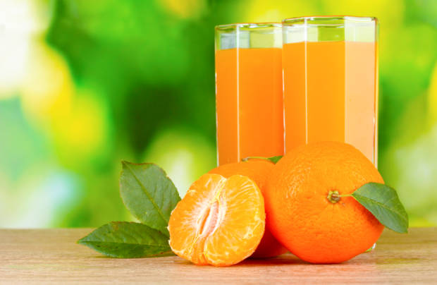 Sirup za sok od mandarina