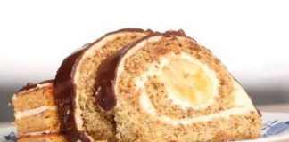 Postan rolat sa bananom i keksom Postan Rolat sa bananom i keksom