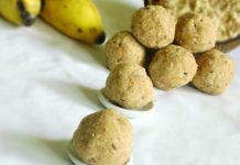 Posne kuglice sa bananama i suvim grožđem Posne kuglice sa bananama i suvim grožđem