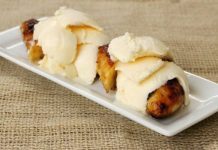 Posni letnji desert od banane i ananasa Letnji desert od banane i ananasa
