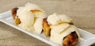 Posni letnji desert od banane i ananasa Letnji desert od banane i ananasa