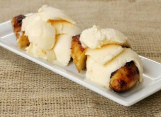 Posni letnji desert od banane i ananasa Letnji desert od banane i ananasa