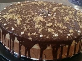 posna torta sa plazma keksom i orasima recept