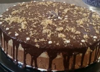 Posna nepečena torta sa Plazma keksom i orasima posna torta sa plazma keksom i orasima recept