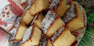 Posni kolač sa kokosom i pomorandžom Posni kolač sa kokosom i pomorandžom