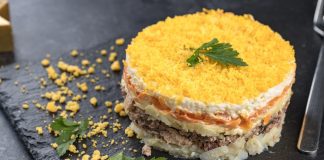 Posna Mimoza salata Posna Mimoza salata